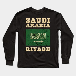 Flag of Saudi Arabia Long Sleeve T-Shirt